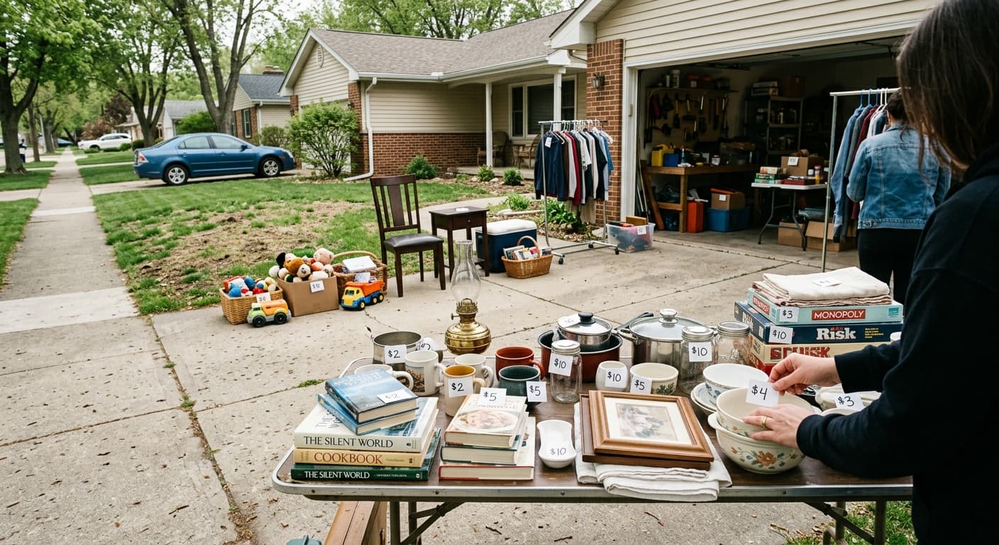 How to Price Garage Sale Items So Shoppers Actually Buy
